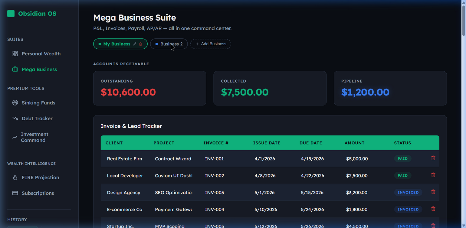 30-Day Business Cash Flow Forecaster